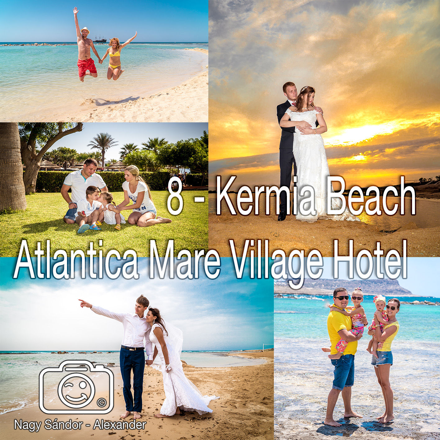 Kermia Beach next to Blue Star Atlantica Mare Village Hotel - Wedding